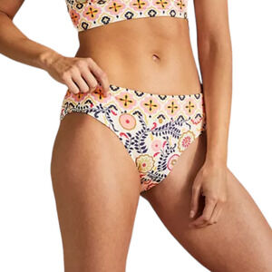 Boden Porto Garden Floral Print Bikini Bottom Size 14